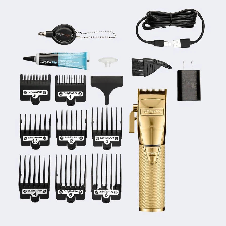 BaBylissPRO GOLDFX Metal Clipper – Cord/Cordless — CLIPRONS