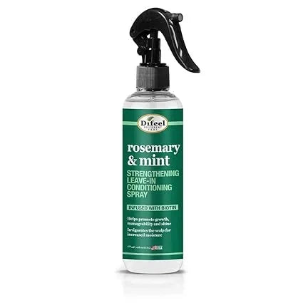 Difeel Rosemary & Mint Strengthening Leave-In Conditioning Spray with Biotin - 177ml — CLIPRONS