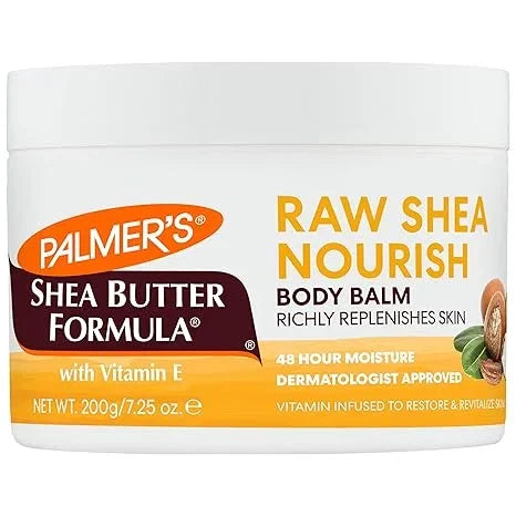 Palmer's Shea Butter Formula Raw African Shea Butter Balm, Nourishing Body Moisturizer for Rough, Dry Skin, 7.25 Ounces — CLIPRONS