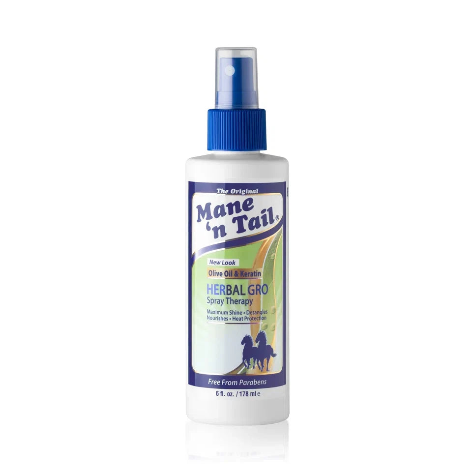 Mane n tail Herbal Olive Oil Herbal Gro Spray – Detangle, Shine & Heat Protection — CLIPRONS