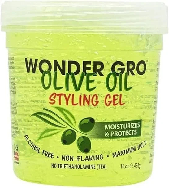 Wonder Gro Olive Hair Styling Gel - 454 ml — CLIPRONS