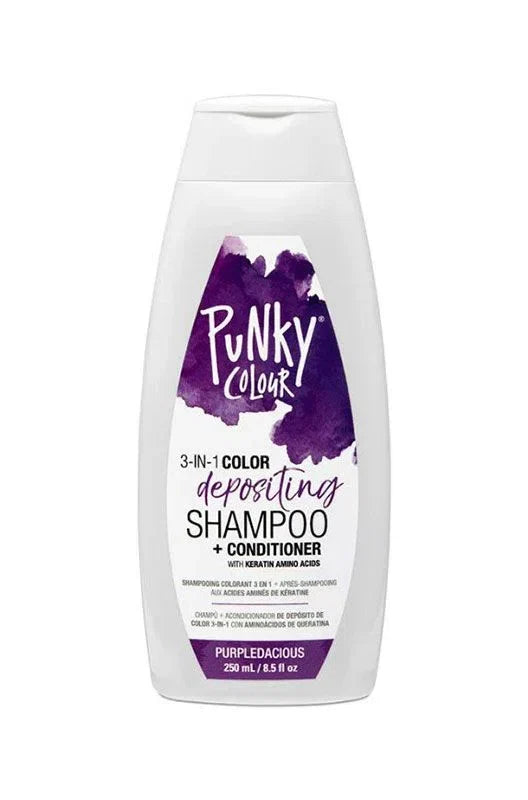 Punky 3-in-1 Color Depositing Shampoo-Conditioner Purpledacious — CLIPRONS