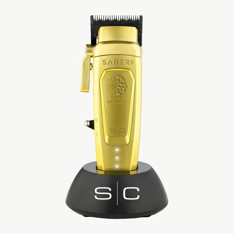 StyleCraft Saber 2 Professional Hair Clipper with EON Digital Brushless Motor - Gold — CLIPRONS