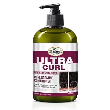 Difeel Ultra Curl Argan & Shea Butter Curl Boosting Conditioner - 355ml — CLIPRONS