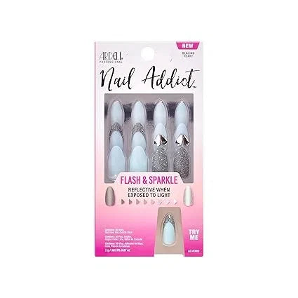 Ardell Nail Addict Flash and Sparkle Blazing Heart — CLIPRONS