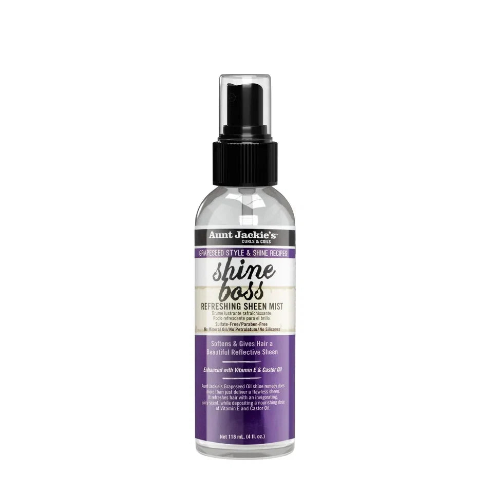 Aunt Jackie's Grapeseed Shine Mist - 118ml — CLIPRONS