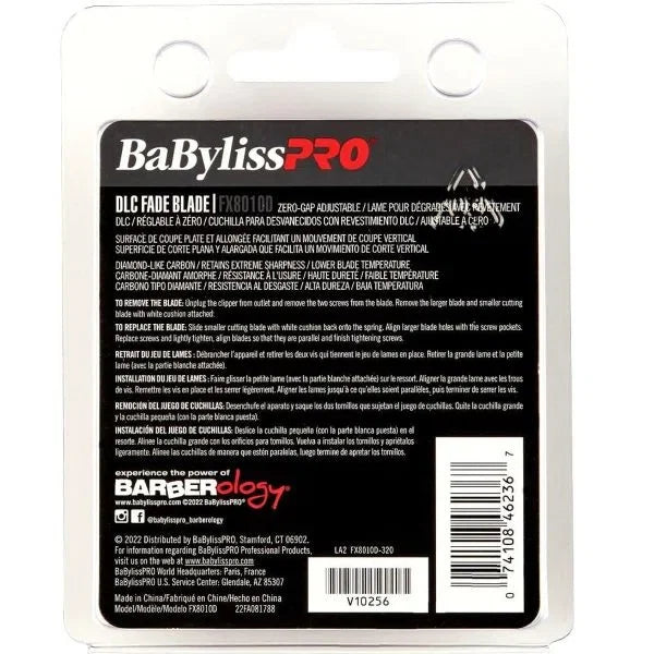 BaBylissPRO Replacement Black Graphite Fade Blade — CLIPRONS