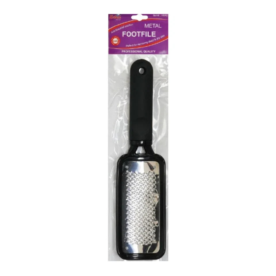 Eden Metal Chrome Pedi Foot File - Black — CLIPRONS