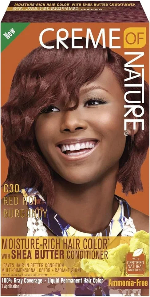 Creme of Nature Liquid Hair Color Red Hot Burgundy — CLIPRONS