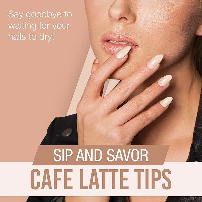 Nail Addict Nail Strips Cafe Latte — CLIPRONS