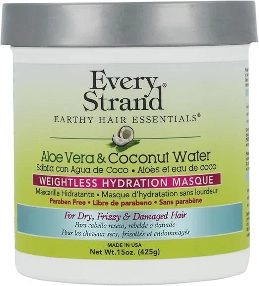 Every Strand Masque Aloe Vera & Coconut Water 15 Ounce Jar (1 Pack) — CLIPRONS