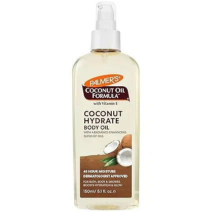 Palmer's Coconut Oil Formula Body Oil, Body Moisturizer with Green Coffee Extract, Bath Oil for Dry Skin, 5.1 Ounces (Spray Cap) — CLIPRONS