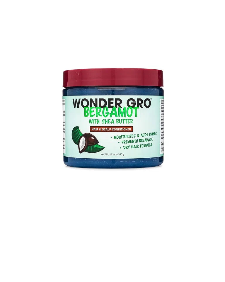 Wonder Gro Bergamot with Shea Butter Hair Grease Styling Conditioner - 355ml — CLIPRONS