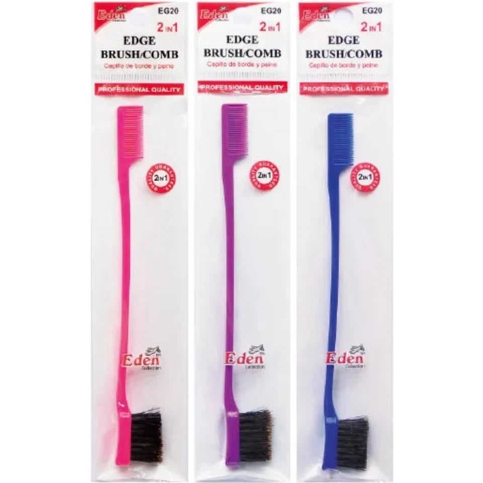 Eden 2-in-1 Edge Brush & Comb — CLIPRONS