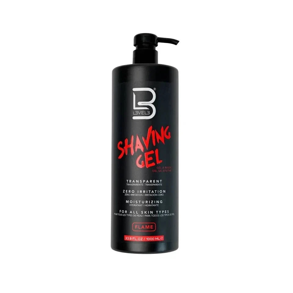 L3VEL3 Transparent Shaving Gel Flame 1000ml — CLIPRONS