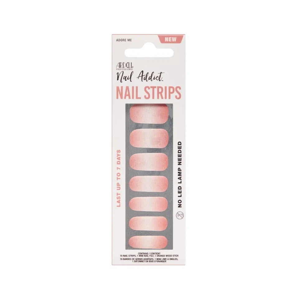 Ardell Nail Addict Nail Strips Adore Me — CLIPRONS