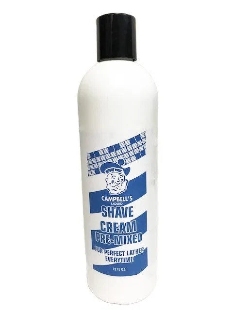 Campbell's Shave Cream PRE-MIXED 12oz. — CLIPRONS