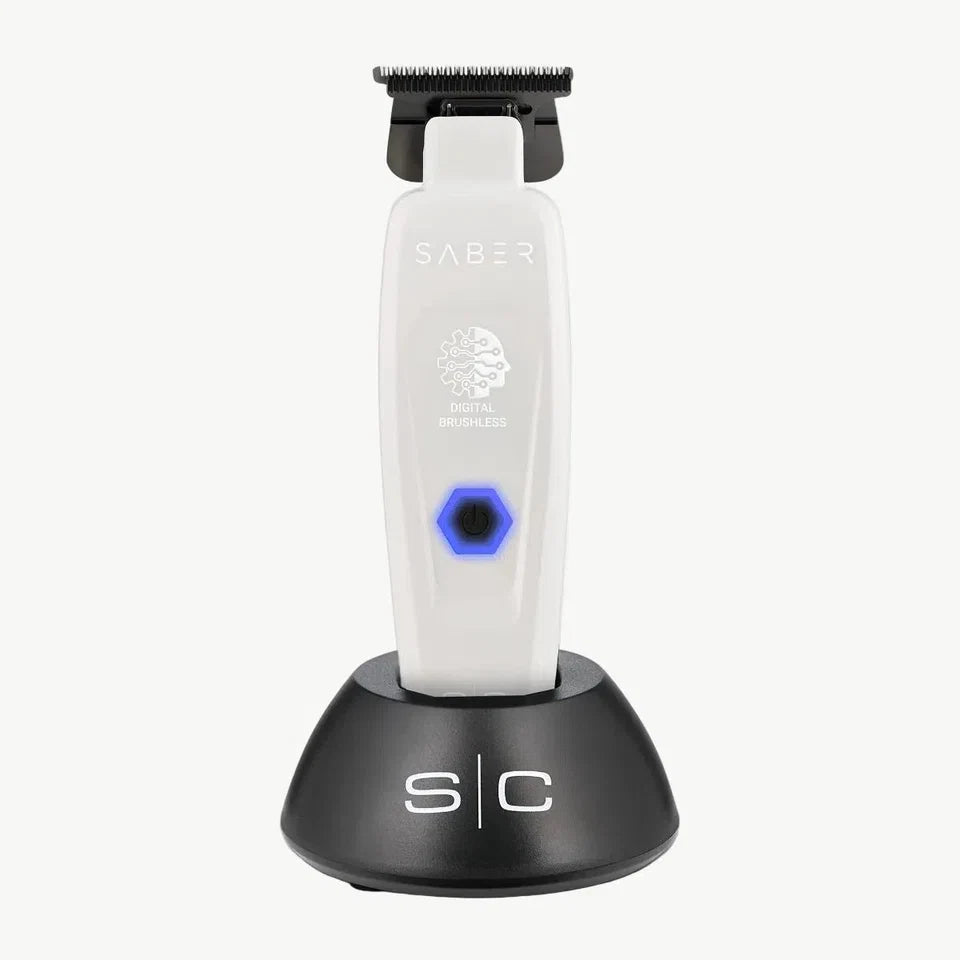StyleCraft Saber Professional Trimmer SC421W — White — CLIPRONS