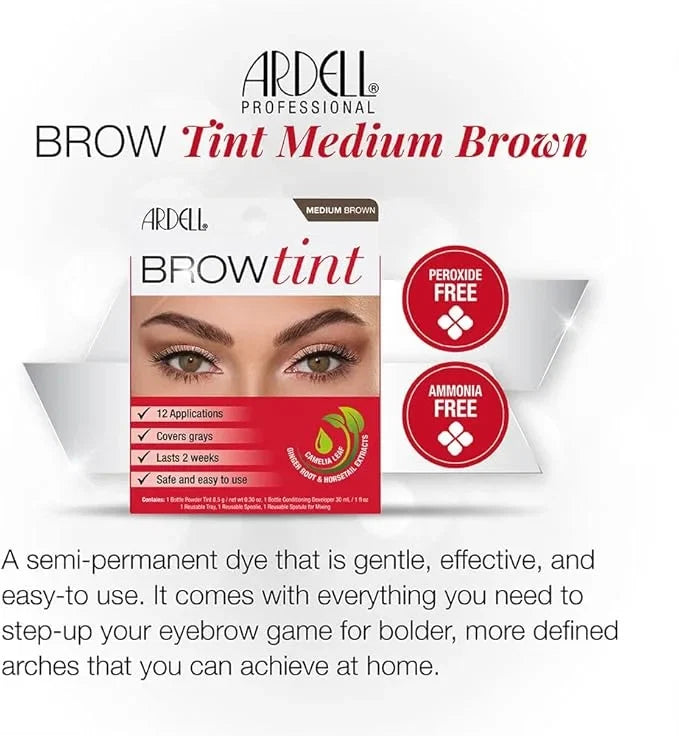 Ardell Brow Tint Medium Brown — CLIPRONS