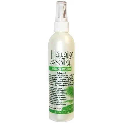 Hawaiian Silky 14-in-1 miracle worker, White, 8 Fl Ounce — CLIPRONS