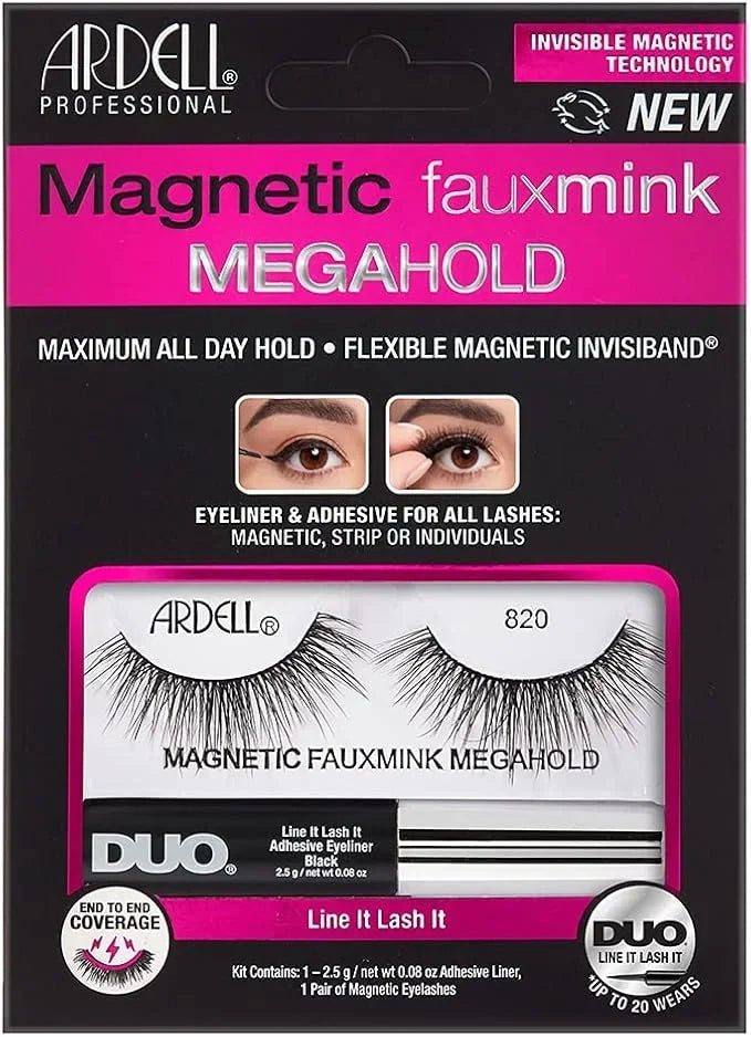 Ardell Magnetic MegaHold Faux Mink L&L 820 — CLIPRONS