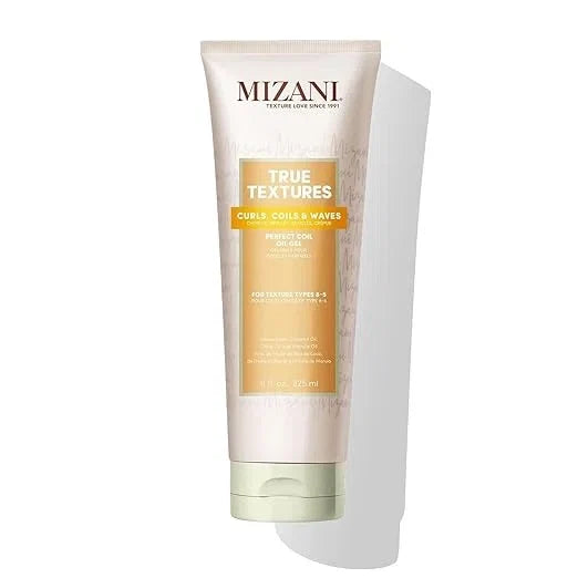 Mizani True Textures Perfect Coil Oil Gel - Curly Hair Gel for Wash and Go Styles, with Olive & Coconut Oil, Anti Frizz, Silicone-Free, No Drying Alcohols, Paraben-Free — CLIPRONS