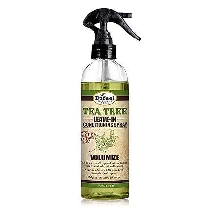 Difeel Volumize Leave-In Conditioning Spray with 100% Pure Tea Tree Oil - 177ml — CLIPRONS