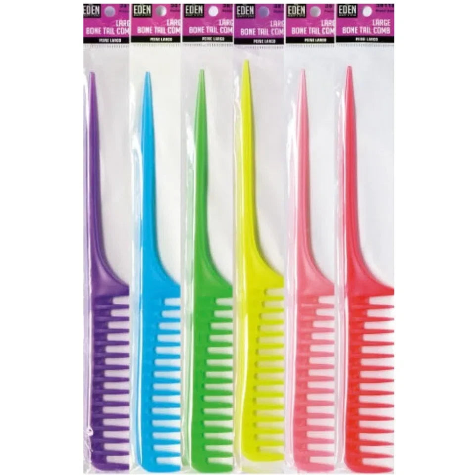 Eden Large Bone Tail Comb - Pastels — CLIPRONS