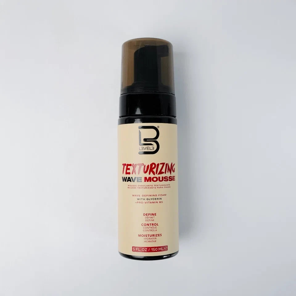 L3VEL3 Texturizing Wave Mousse – Lightweight Volume, Definition & Natural Movement - 150ml — CLIPRONS