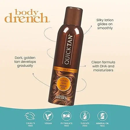 Body Drench Instant Self Tanner Bronzing Spray — CLIPRONS