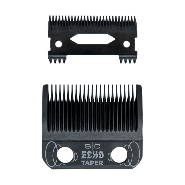 StyleCraft Echo Taper Black DLC Clipper Blade + Deep Tooth Cutter Set — CLIPRONS
