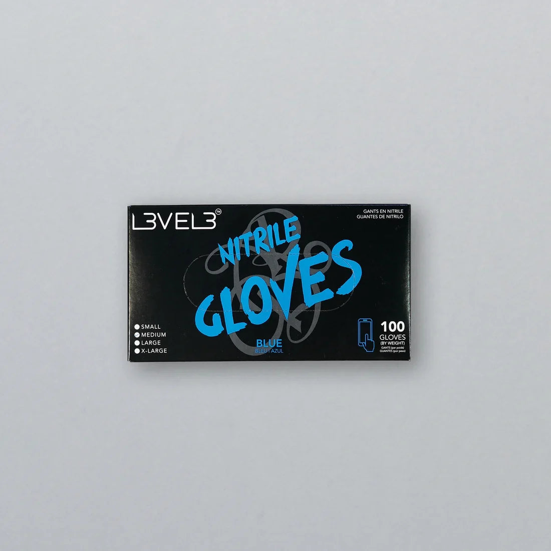 L3VEL3 Nitrile Gloves Blue — CLIPRONS
