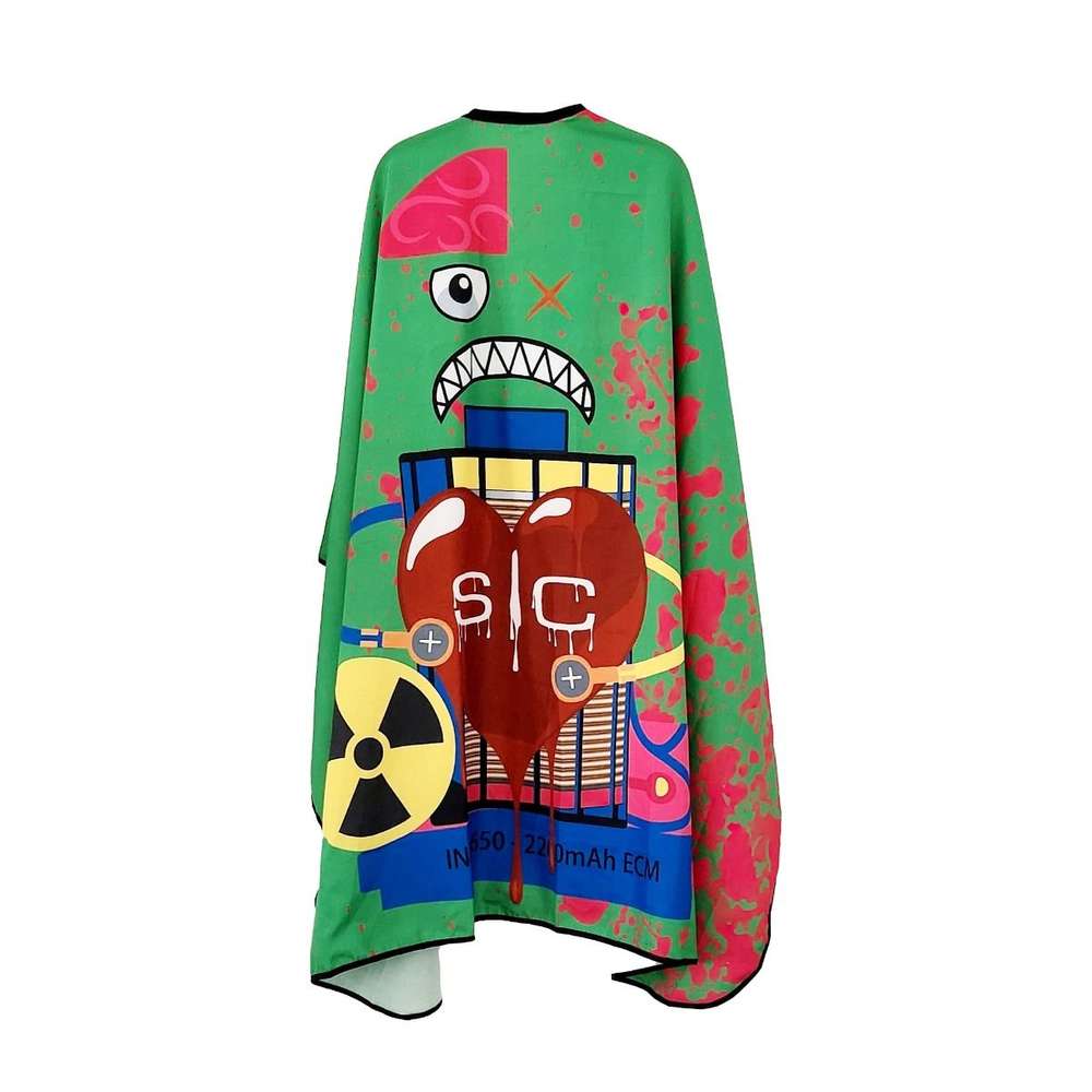StyleCraft Radioactive Green Barber and Stylist Cape — CLIPRONS