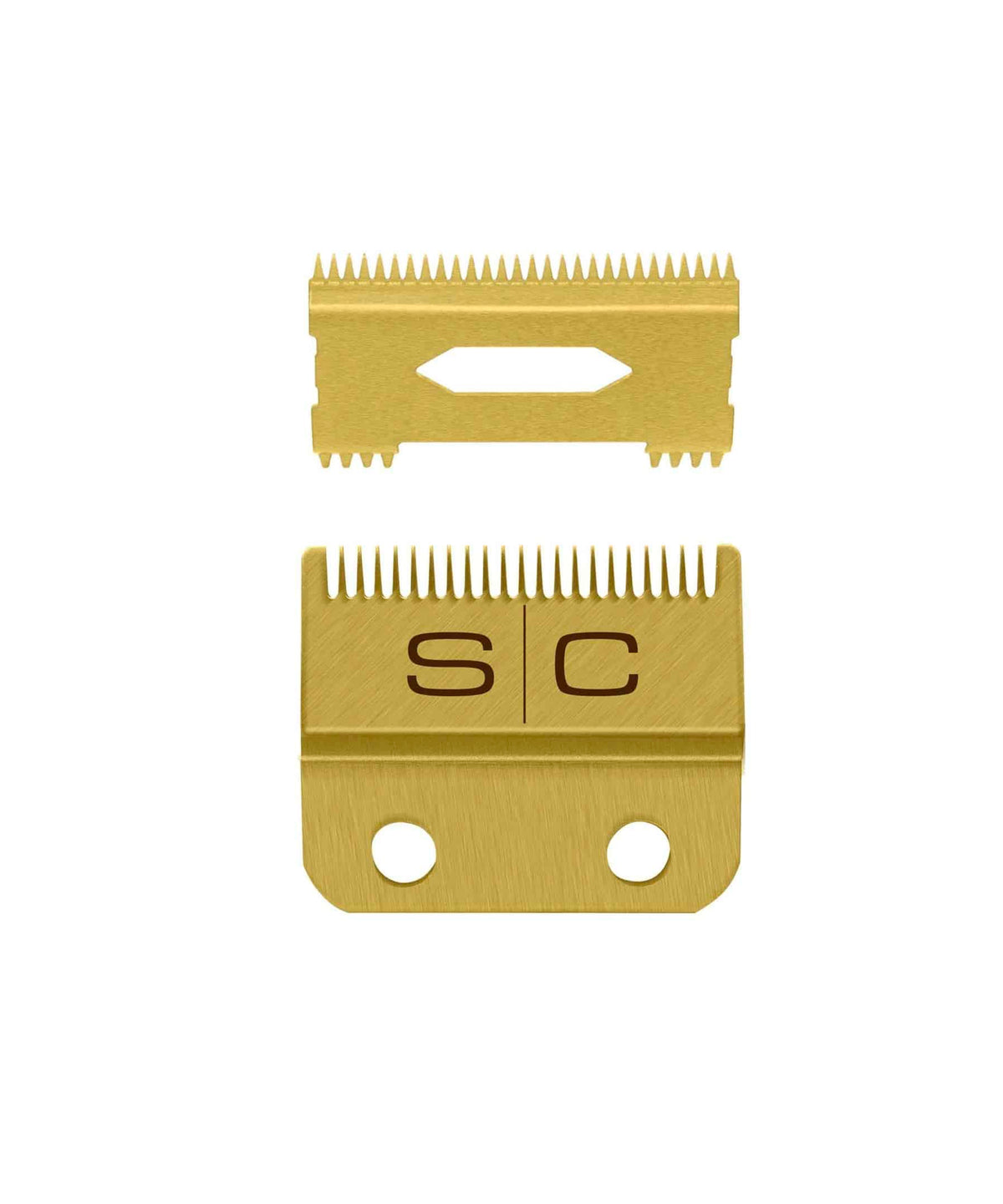 StyleCraft Fixed Gold Titanium Fade Hair Clipper Blade with Moving — CLIPRONS